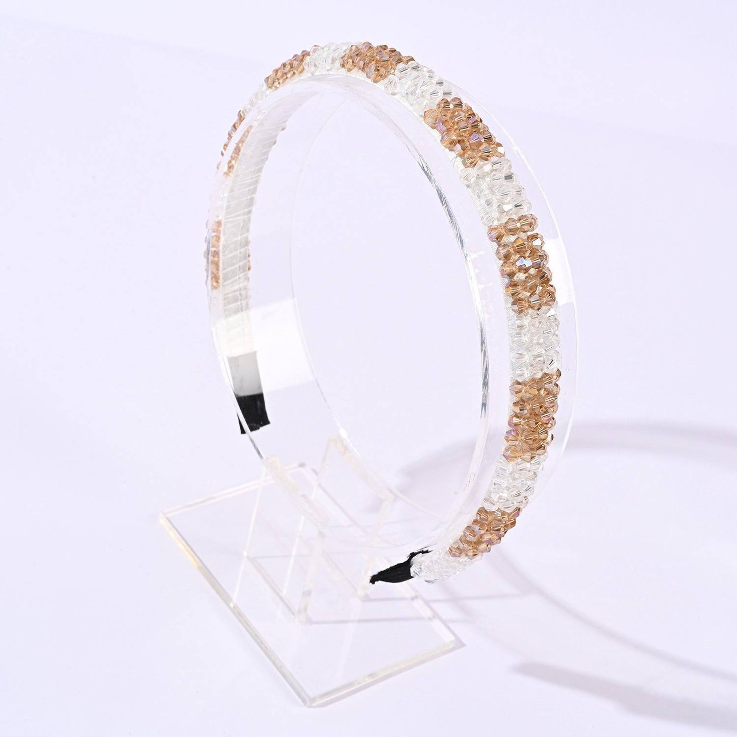 طوق كريستال 3 صفوف لونين