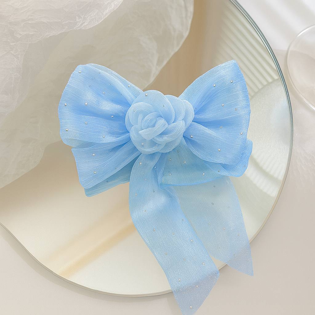 منقار وردة فيونكة أورجانزا ستراس