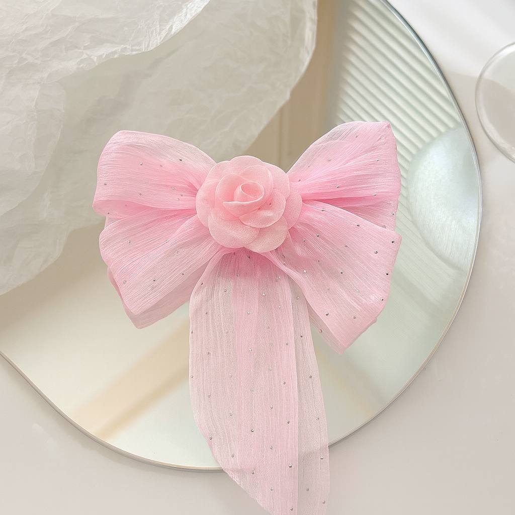 منقار وردة فيونكة أورجانزا ستراس