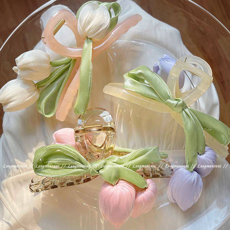 قفاش وردتين بفيونكة أورجانزا