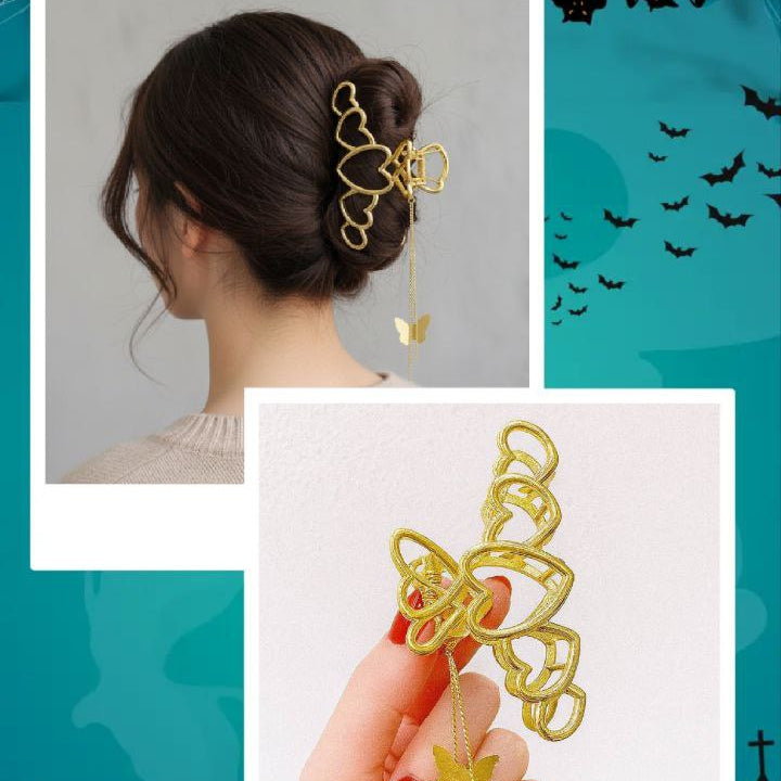 قفاش قلوب بدلاية فراشات