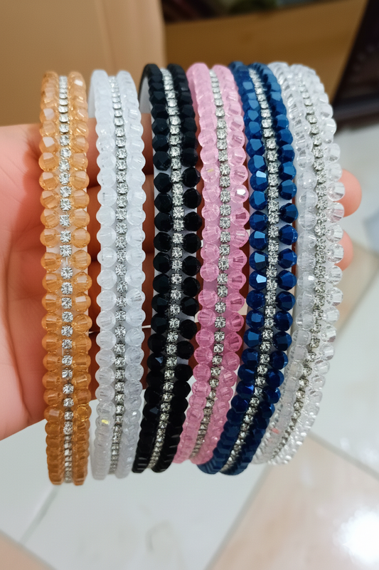 طوق معدن صفين كريستال