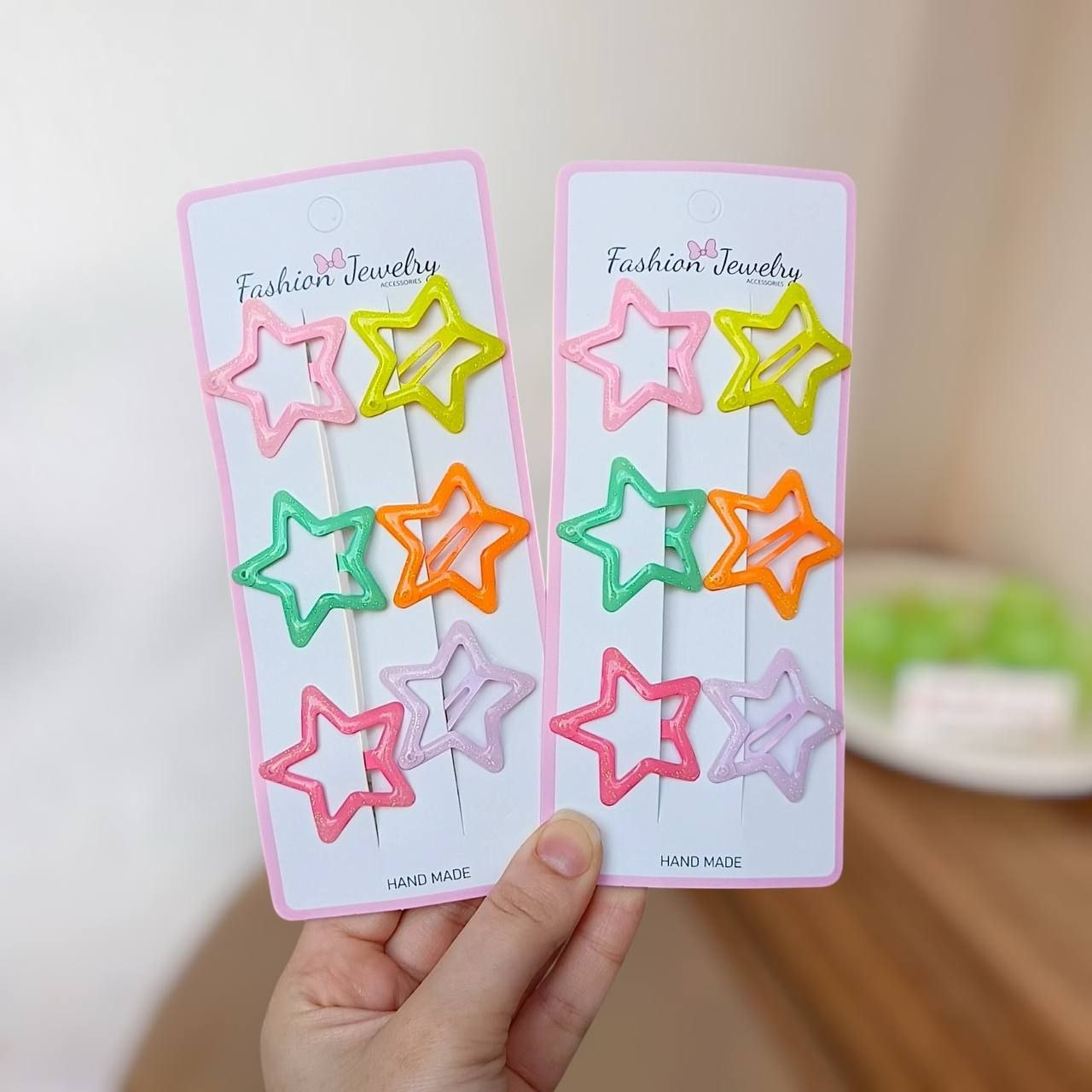 كارت تكتاك نجوم لامع 6 قطع