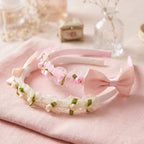 طوق فيونكة ورود