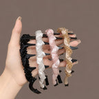طوق مشط كريستال ألوان