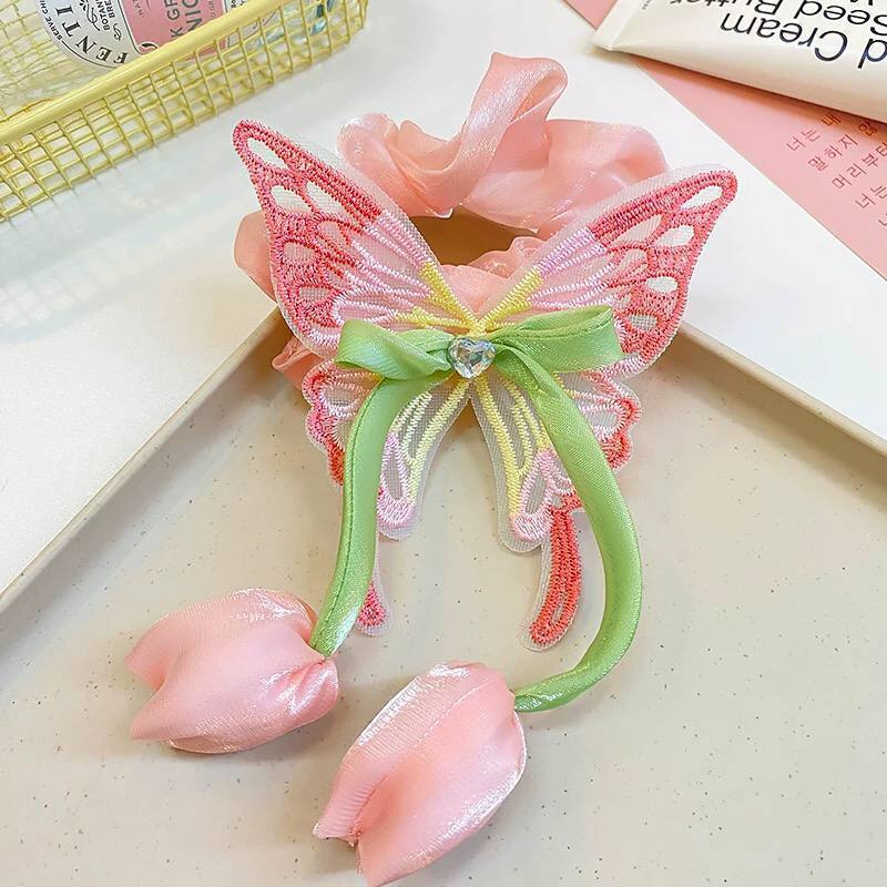 أستك أورجانزا باترفلاي وردتين شريطة