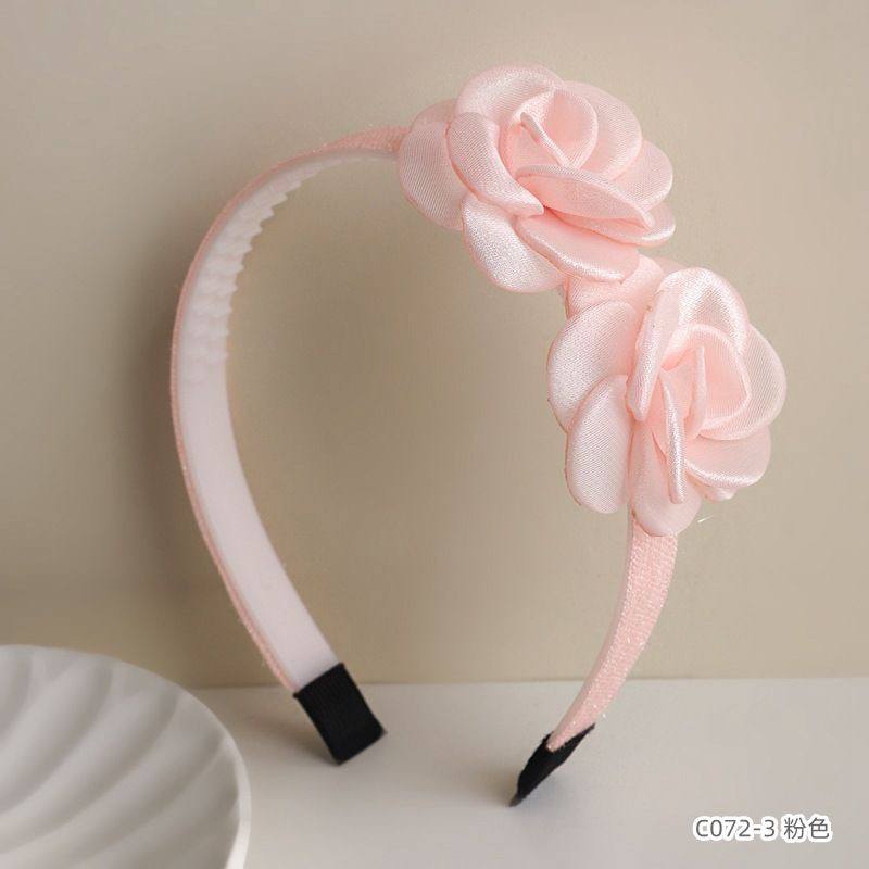 طوق أكريليك وردتين أورجانزا " ضد الكسر "