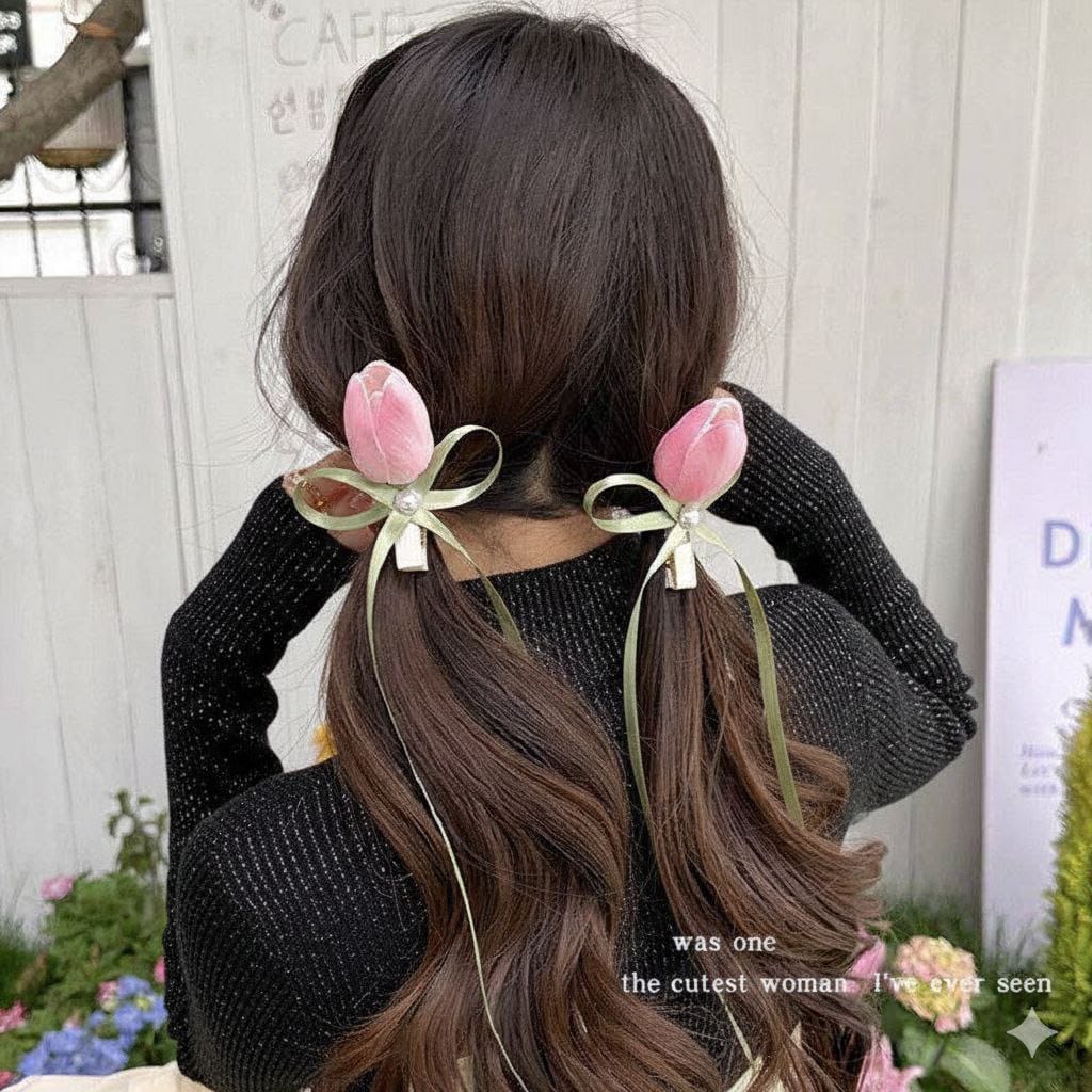 منقار زهرة التوليب بشريطة