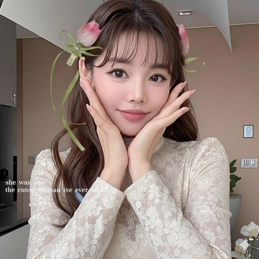 منقار زهرة التوليب بشريطة