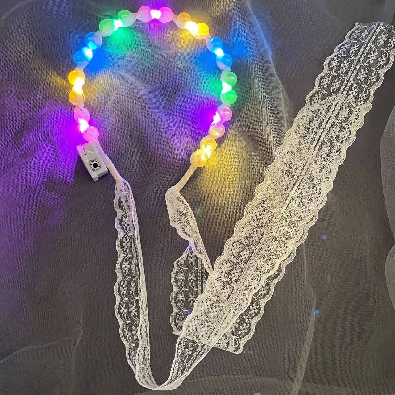 طوق لولي شريطة مضيء