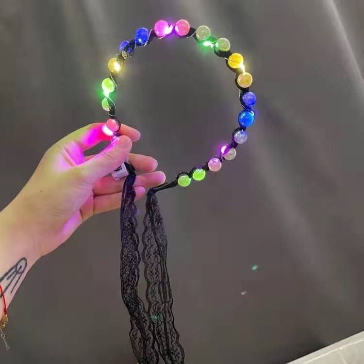 طوق لولي شريطة مضيء