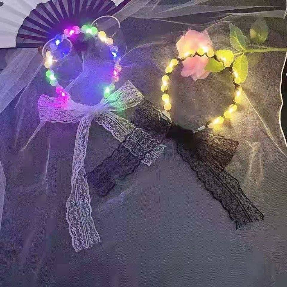 طوق لولي شريطة مضيء
