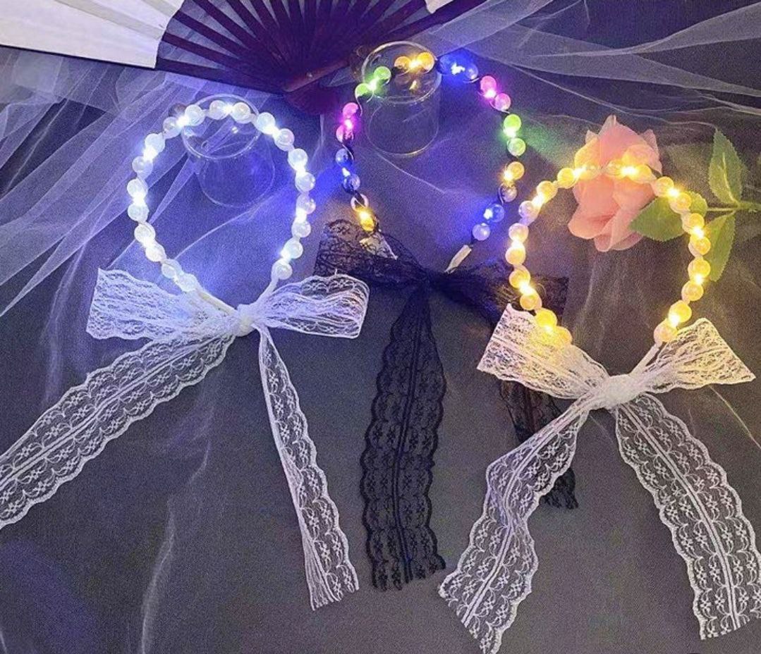 طوق لولي شريطة مضيء