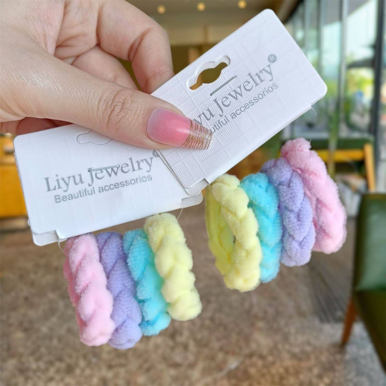 كارت استك ضفيرة الوان ٤قطع