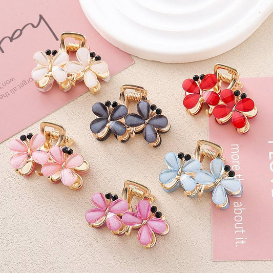 مشبك خصلة فراشتين