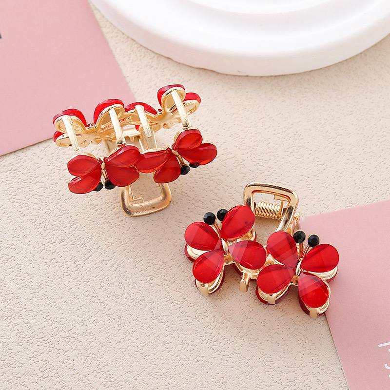 مشبك خصلة فراشتين