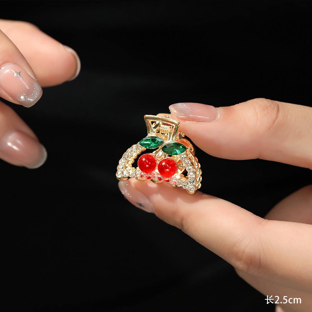 مشبك خصلة كريز معدن كريستال