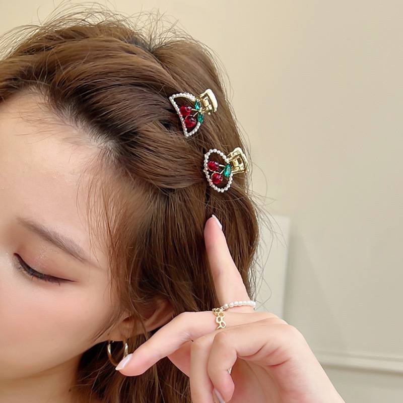 مشبك خصلة كريز معدن كريستال