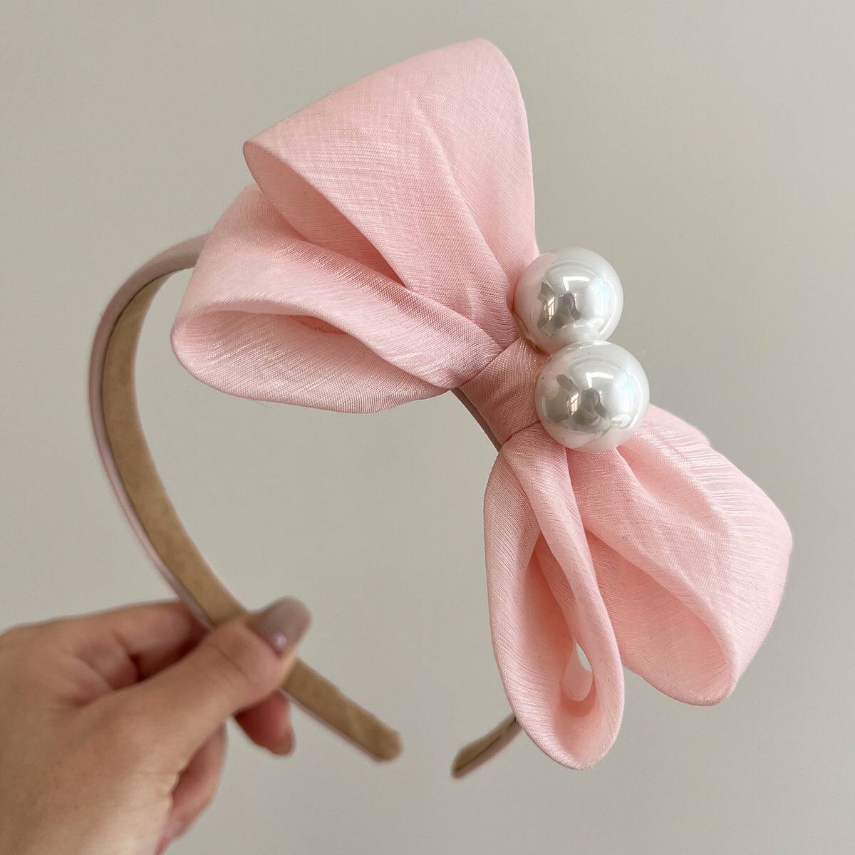 طوق فيونكة شيفون لولي