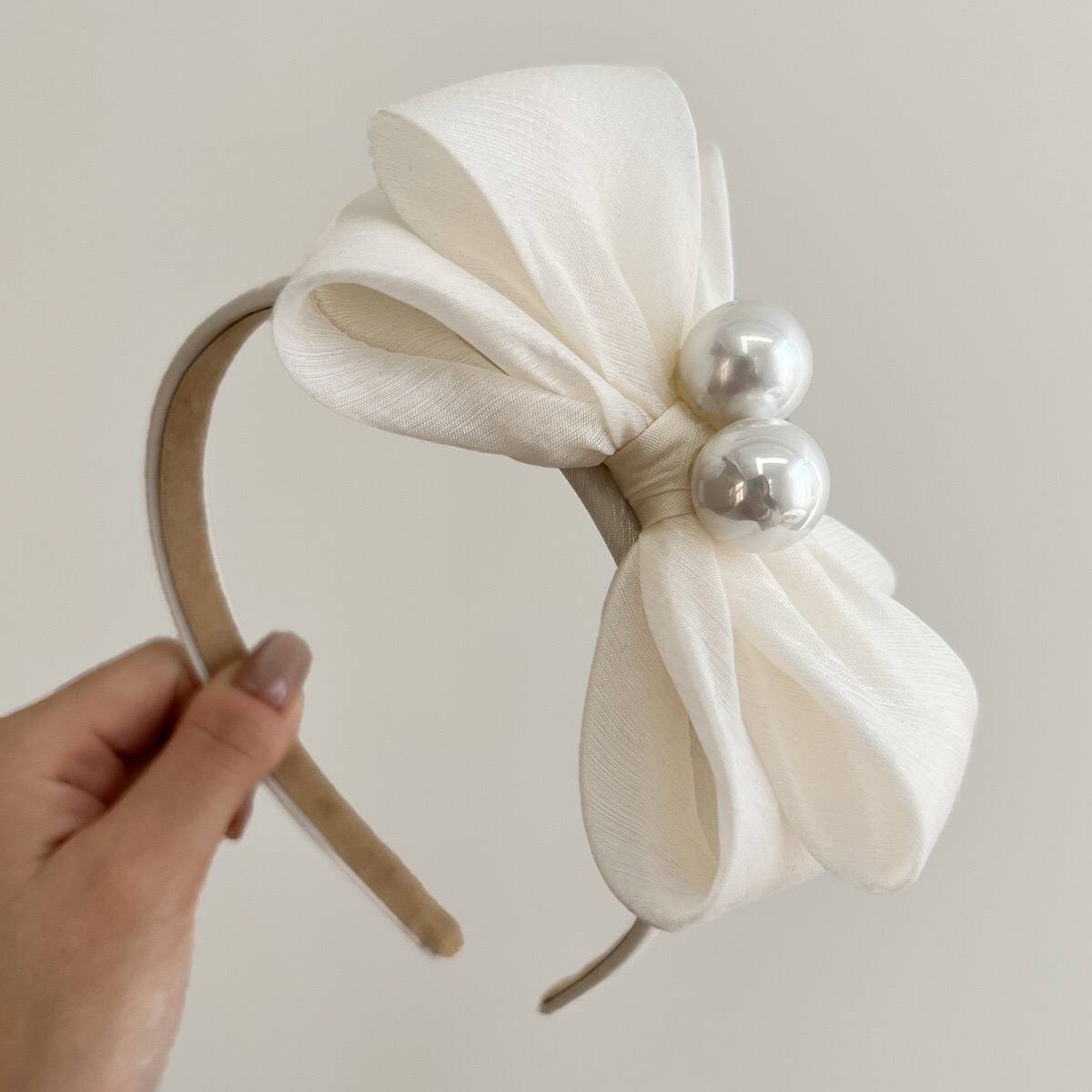 طوق فيونكة شيفون لولي