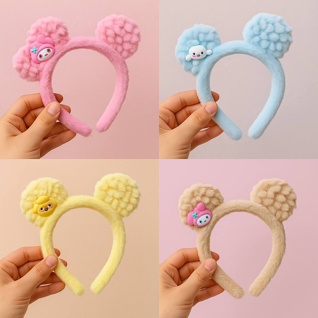 طوق فرو أشكال كارتونية